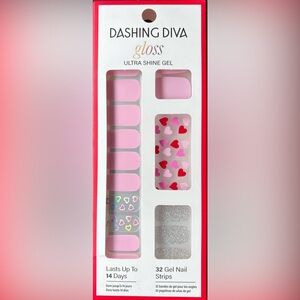 NIB Dashing Diva Gloss First Blush Nail Stickers